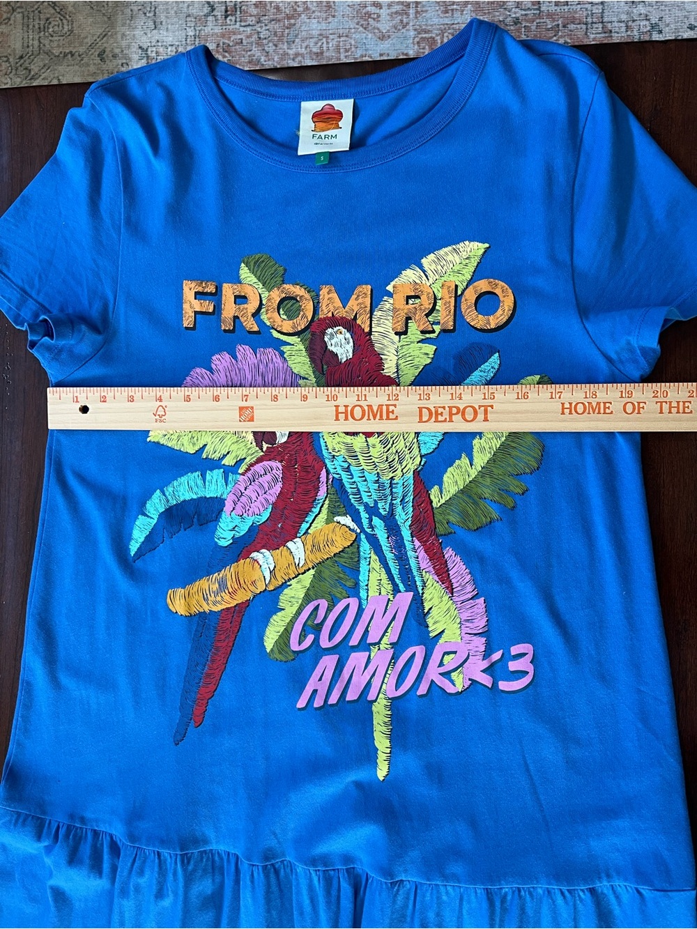 Farm Rio Maxi Dress with Tropical Parrot Print - Picture 5 of 10